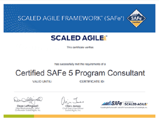 Implementing SAFe (SAFe Program Consultant)