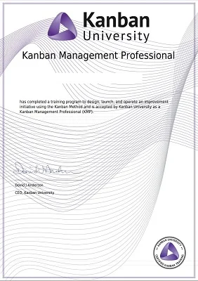kanban management professional certificate - AgileFever