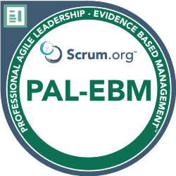 Professional Agile Leadership - Evidence-Based Management (PAL-EBM) Logo