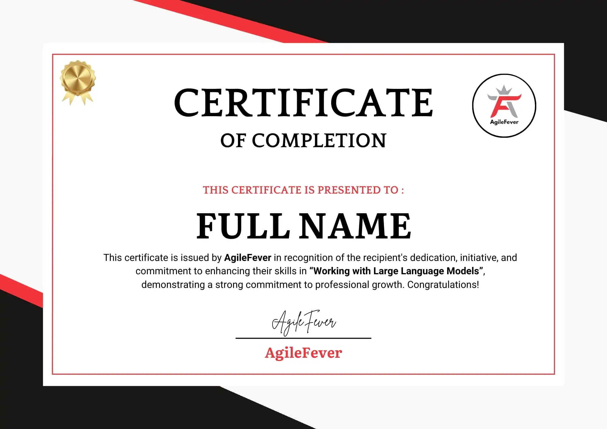 Working-with-Large-Language-Models-Training-certificate